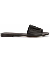 Dolce & Gabbana - DG Millennials schieben Sandalen mit Logo - Lyst