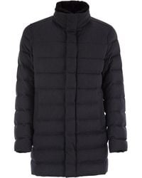 Herno - Down Jacket With Fur Collar - Lyst