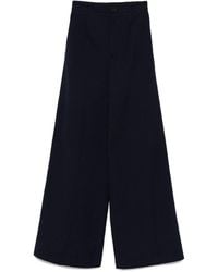 Forte Forte - Pantalones de cintura alta de algodón forte de algodón - Lyst