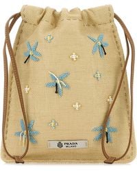 Prada - Canvas Phone Holder - Lyst
