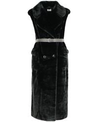 P.A.R.O.S.H. - Faux Fur Coat - Lyst