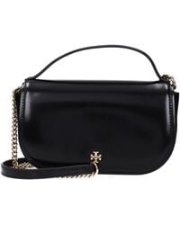 Tory Burch - Black Leather Handbag - Lyst