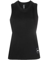 adidas By Stella McCartney - Tanktop Mit Logo-Print - Lyst