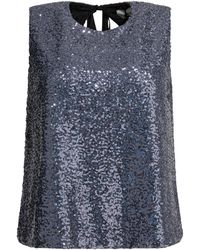 Semler - Top acampanado con lentejuelas - Lyst