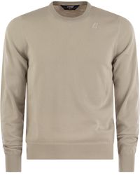 K-Way - Sebastien Crewneck Cotton Sweatshirt - Lyst