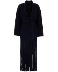 Alanui - Midnight Wool Blend Electric Fringes Coat - Lyst
