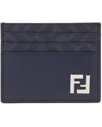Fendi - Leather Card Holder - Lyst