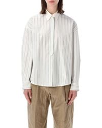Soeur - Idesia Striped Poplin Shirt - Lyst