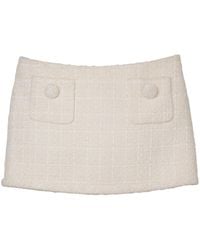 Marc Jacobs - Tweed Mini Skirt - Lyst