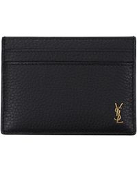 Saint Laurent - Tiny Cassandre Leather Document Holder - Lyst