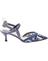 Fendi - Colibrì Lite Slingback Pumps - Lyst
