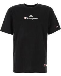 Champion - Crewneck Logo T-Shirt - Lyst
