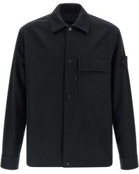 Stone Island - 'Ghost' Overshirt - Lyst