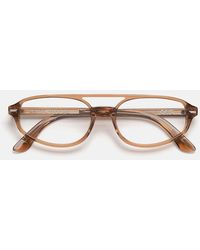 Retrosuperfuture - Receptbril Model 153 Cola 2 P0 Lichtbruin/transparant Unisex - Lyst