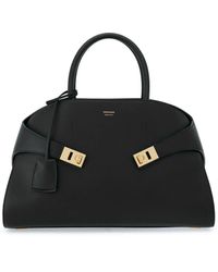 Ferragamo - Tote Hug Medium Aus Leder - Lyst