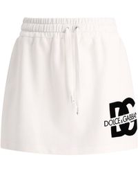 Dolce & Gabbana - Logo Patch Skirt Skirts - Lyst