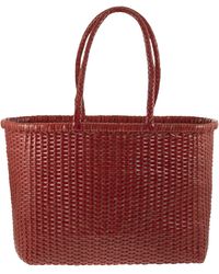 Dragon - Weave Braided Leather Bag L - Lyst