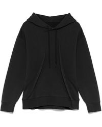 MM6 by Maison Margiela - Pleat-Detailed Hoodie - Lyst