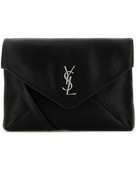 Saint Laurent - Leather Cassandra Clutch - Lyst