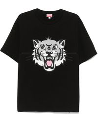 KENZO - Happy Tiger T-Shirt - Lyst
