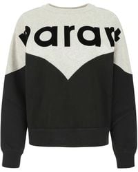 Isabel Marant - "houston" Bicolour Sweatshirt - Lyst