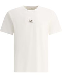 C.P. Company - C.p. Bedrijf "24/1 Drie Kaarten" T -shirt - Lyst