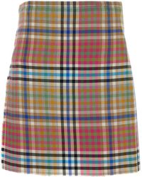 Vivienne Westwood - Plaid Mini Skirt - Lyst