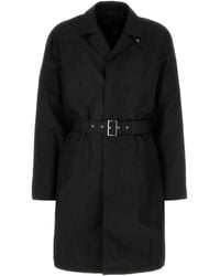 Prada - Re-Nylon Trench Coat Recycled Material - Lyst