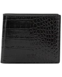 Tom Ford - Crocodile-Effect Bi-Fold Wallet - Lyst