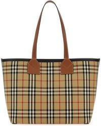 Burberry - London Chic Medium Tote With Detachable Pouch - Lyst