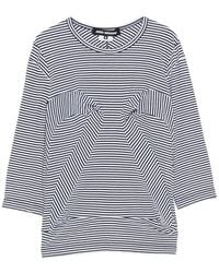 Junya Watanabe - Striped Cotton T-Shirt - Lyst
