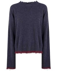 Uma Wang - Distressed Effect Cashmere Sweater - Lyst
