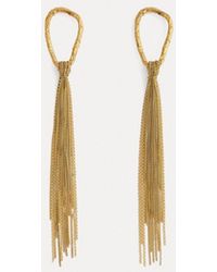 forte_forte - Sculpture Fringed Earrings - Lyst