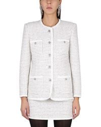 Alessandra Rich - Tweed Jacket - Lyst