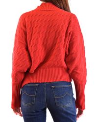 Pinko - Truien Rood - Lyst