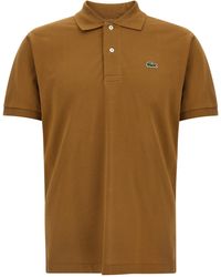 Lacoste - Poloshirt mit Logo-Patch - Lyst