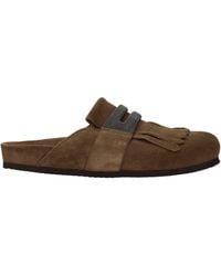 Brunello Cucinelli - Moccasins And Clogs Suede - Lyst