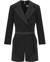 Elisabetta Franchi - Double-Breasted Jumpsuit - Lyst