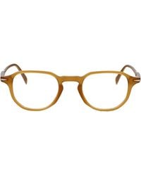 David Beckham - Ochre Acetate Glasses - Lyst