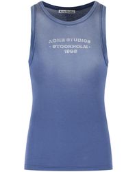 Acne Studios - Cotton Blend Tank Top - Lyst