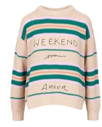 Weekend by Maxmara - Pulls de week-end max mara beige - Lyst