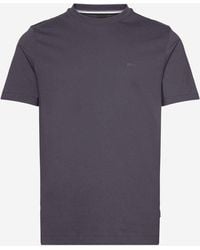 BOSS - Cotton T Shirt With Logo - Lyst