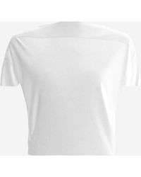 Jacquemus - Wit Viscosemix T-shirt - Lyst