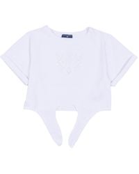 Ermanno Scervino - T Shirt Con Nodo Jersey D - Lyst