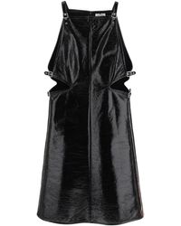 Courreges - Mini robe en vinyle pour un audacieux - Lyst
