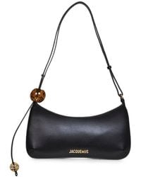 Jacquemus - Shoulder Bag Bisou Perle Cotton; Cow Leather - Lyst