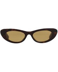 Bottega Veneta - "Snap Cat-Eye" Sunglasses - Lyst