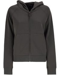 Max Mara - Smmmarea Hooded Zip Up Jersey Sweatshirt - Lyst