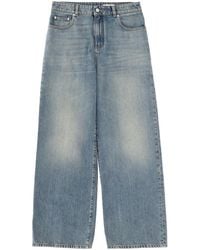 McQueen - Wide Leg Jeans - Lyst
