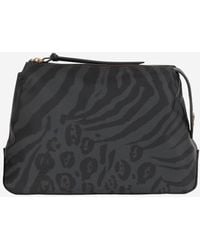 Pinko - Toiletry Bag With Animal Print - Lyst